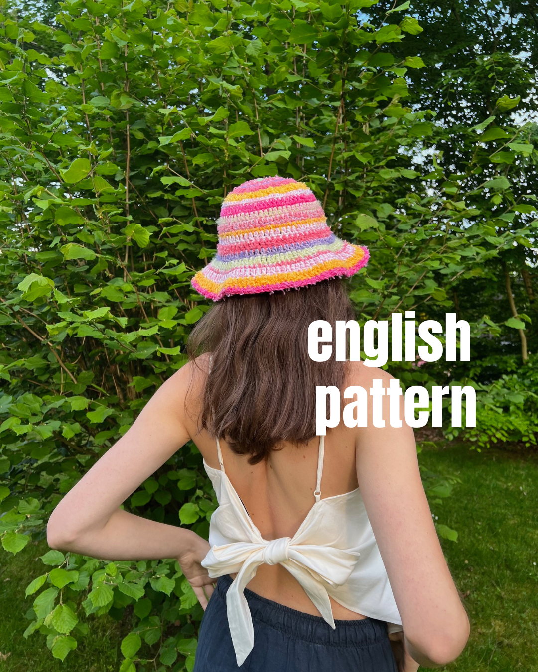 Crochet pattern hat "fuzzyscraphat" ENGLISH