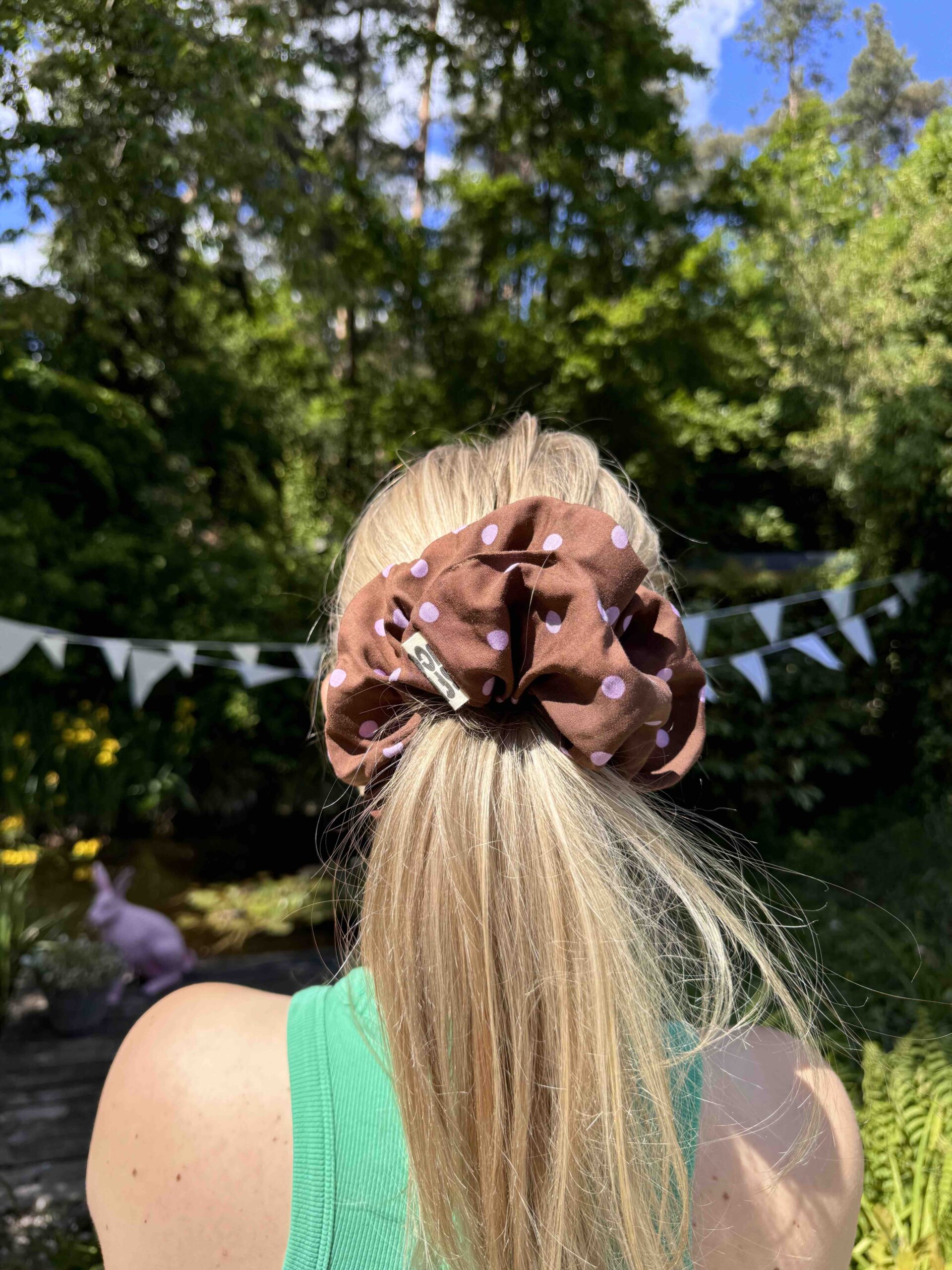 Chunky Dots Scrunchie