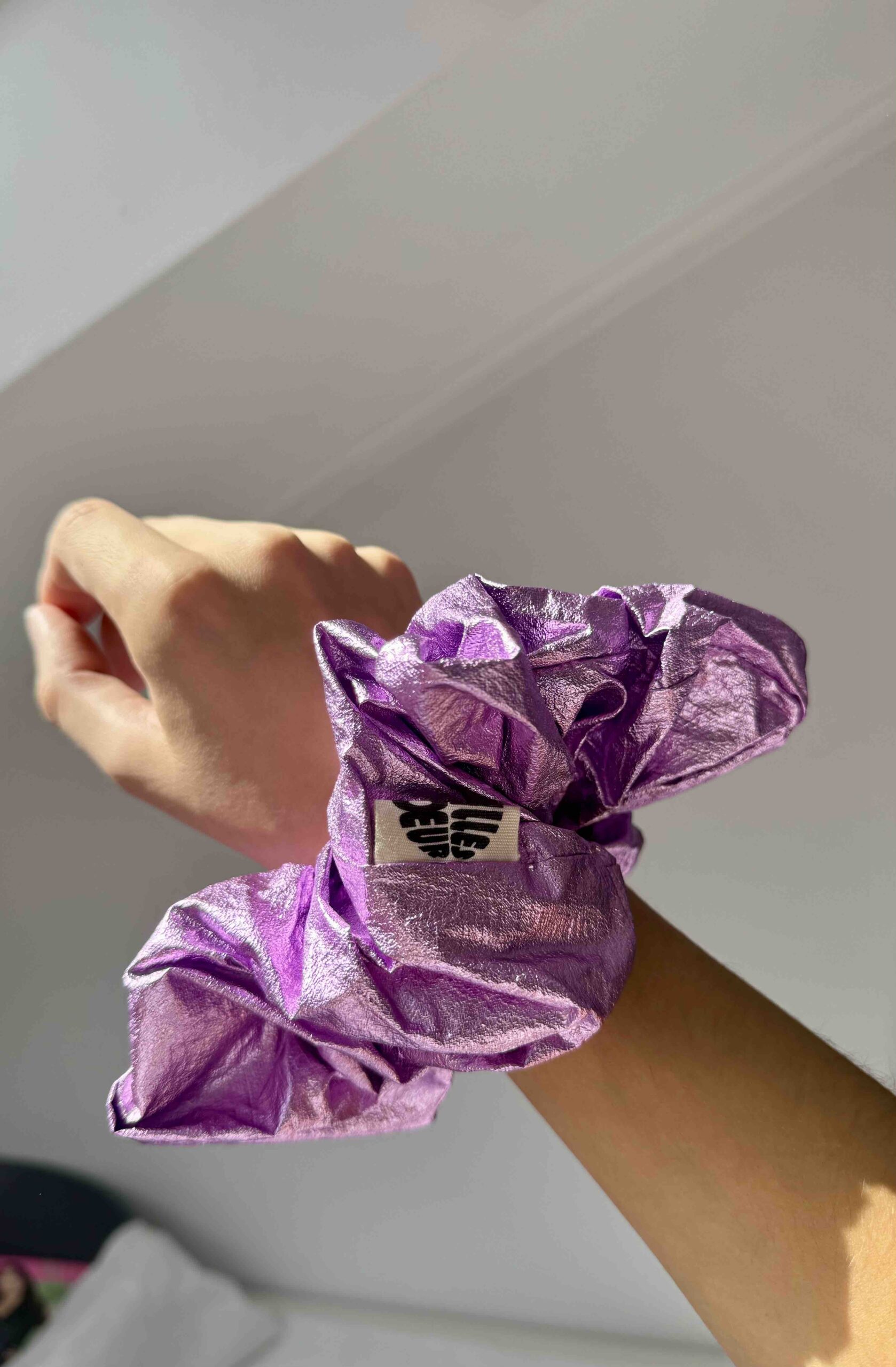 Metallic solid scrunchie – Bild 3