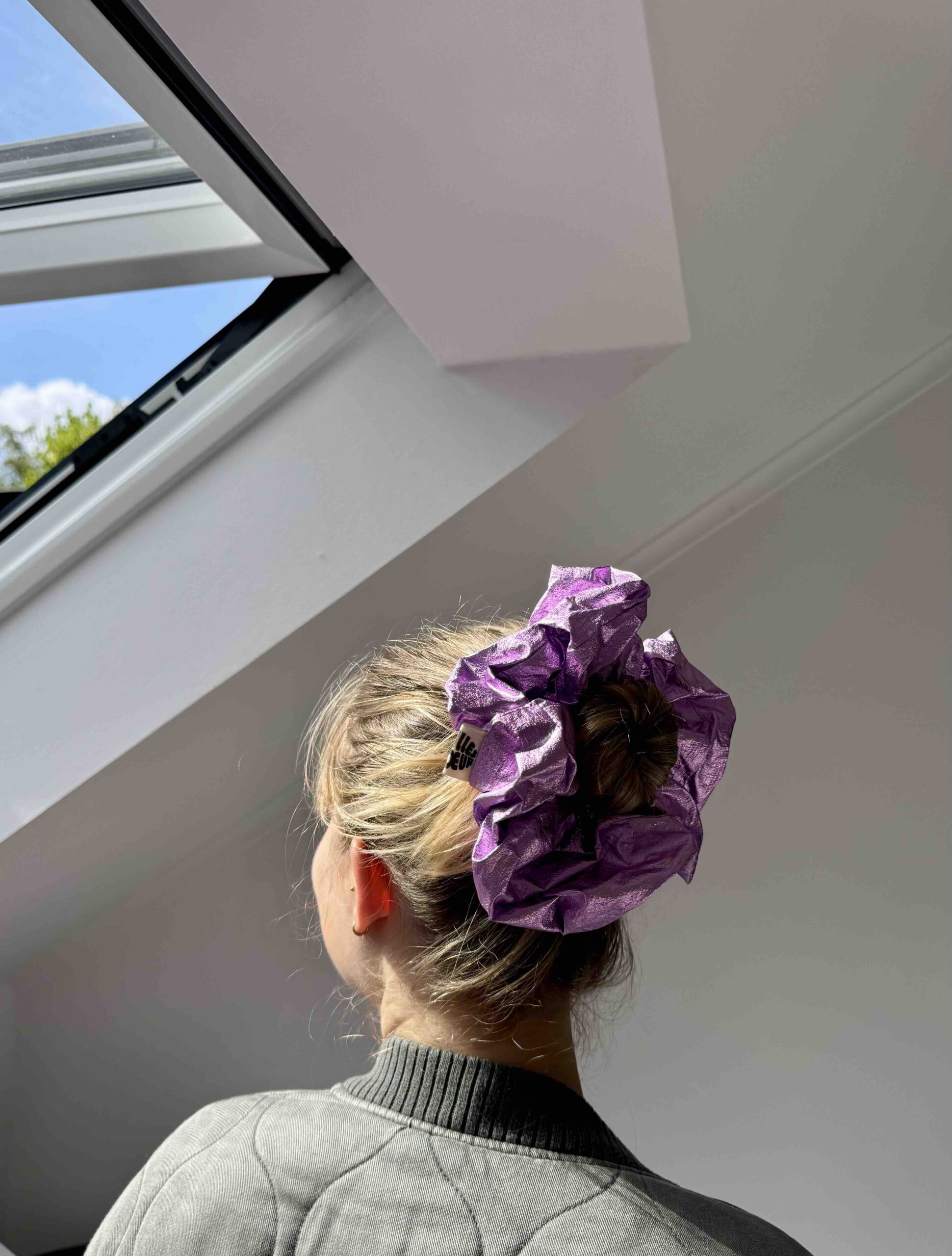 Metallic solid scrunchie – Bild 4